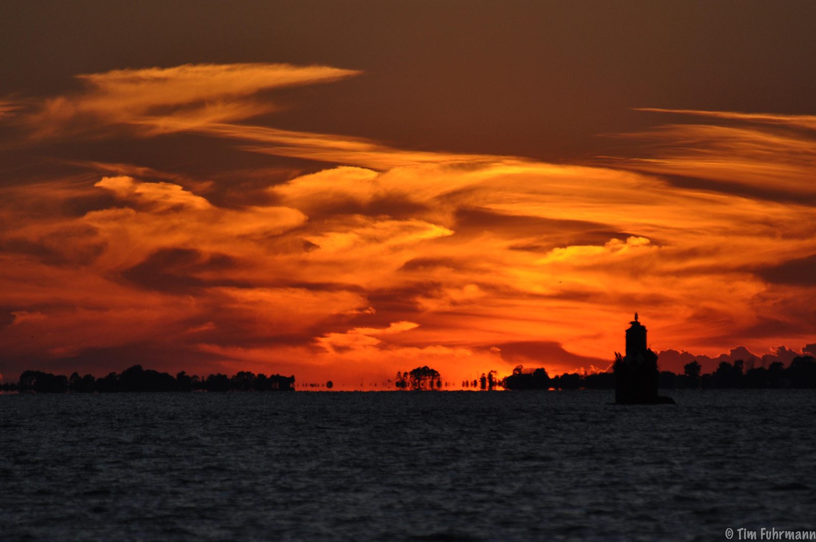 Choptank sunset, by Tim